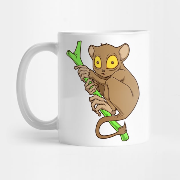 Kawaii Tarsier by Modern Medieval Design